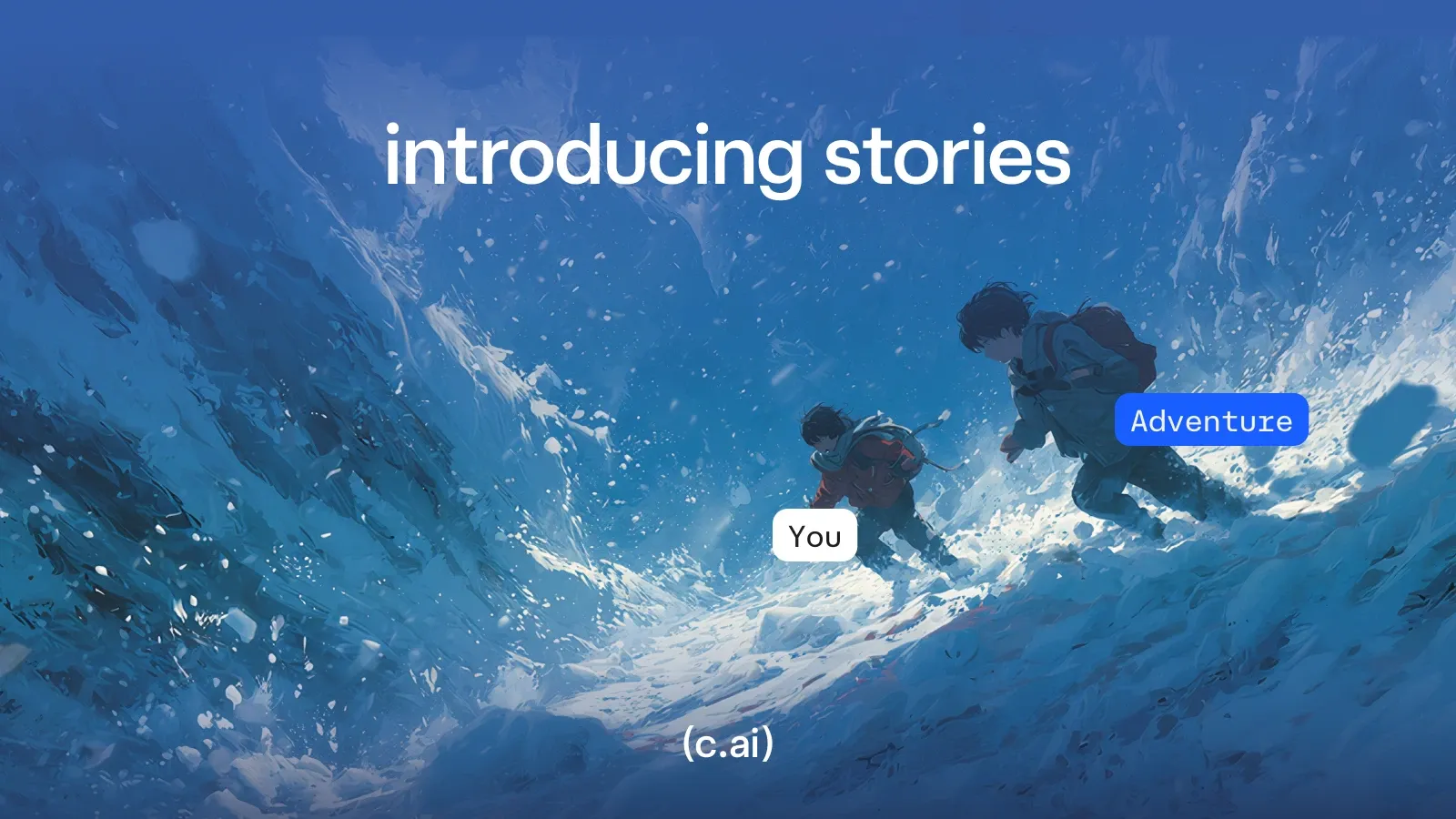 Character.AI Stories launch art