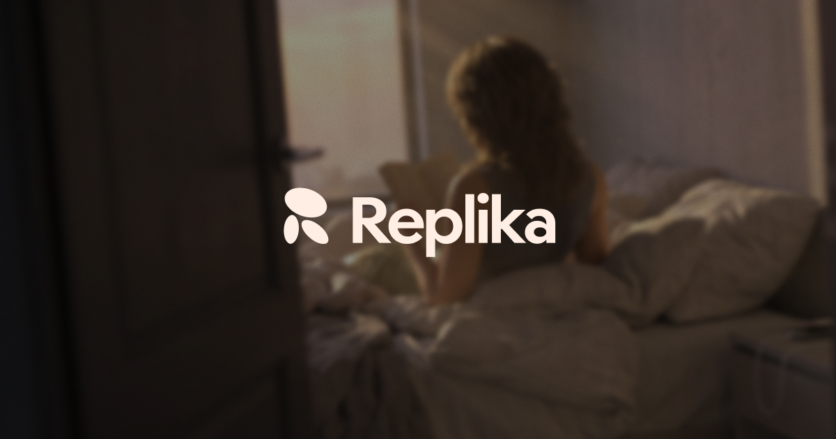 Replika AI companion official artwork