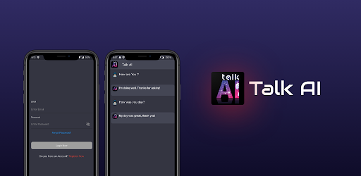 Talkie app listing showing character chats