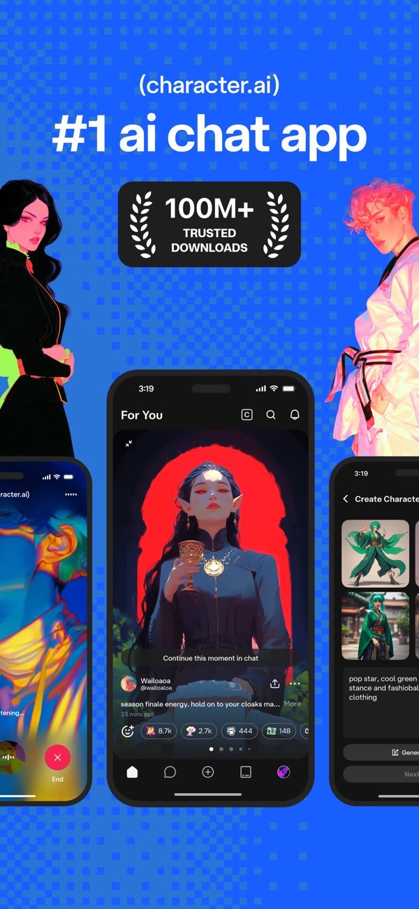 Character AI official App Store screenshot