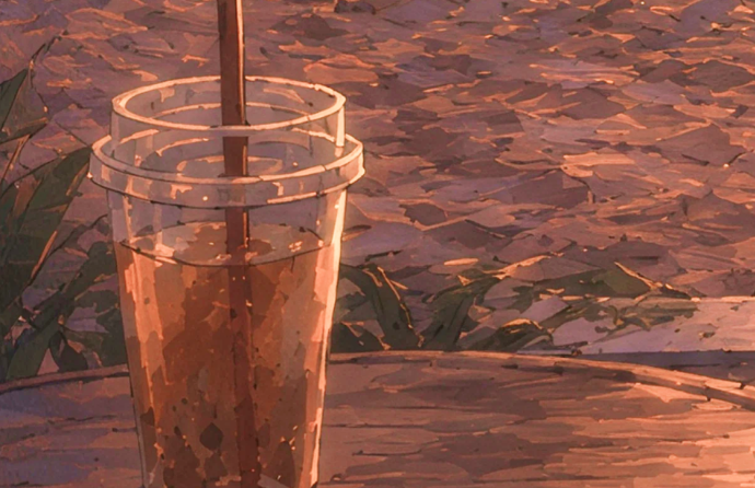 SoulLink artwork from the team Blog Featured Images folder showing an iced drink on a table by the water at sunset